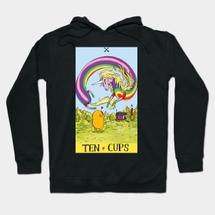 Rainicorn as 10 of Cups Hoodie